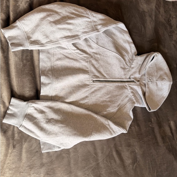 EUC 🍋lululemon athletica Gray Half-Zip Scuba - Picture 3 of 9